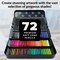 Color Pencils 72 Colored Pencils for Adult Coloring Books Artists Set Professional Premium Soft Pencil Colors for Drawing Sketch Books Art Supplies Artist Kid and Beginner Sketching